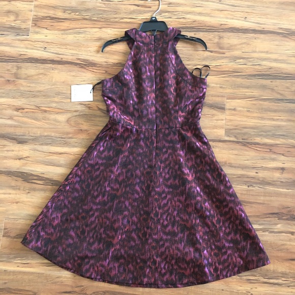 Summer Fit and Flare Halter Dress, Red Elegant Party Dresses, Sexy Long Casual Dress Women's Clothing main image 1